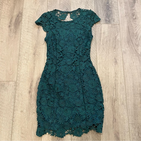 Lulu's Green Backless Mini Dress - Picture 5 of 9